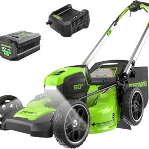 Greenworks 80V 21" Brushless Self-Propelled Cordless Lawn Mower Kit