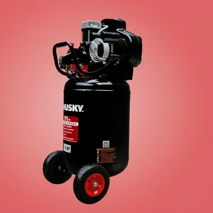 Husky 30 Gal. 175 PSI Oil Lubed Belt Drive Portables Vertical Electric Air Compressors