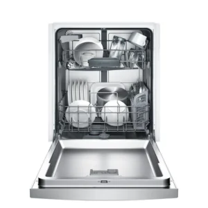 Bosch 100 Series PureDry 50-Decibel Front Control 24-in Built-In Dishwashers (Fingerprint-Resistant Stainless Steel) ENERGY STAR
