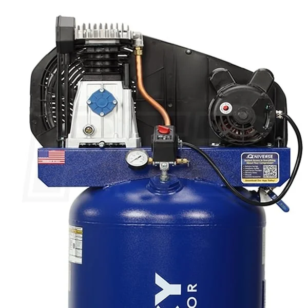 Quincy 3.5HP 60 Gallon Vertical Electrics Air Compressors - Image 4