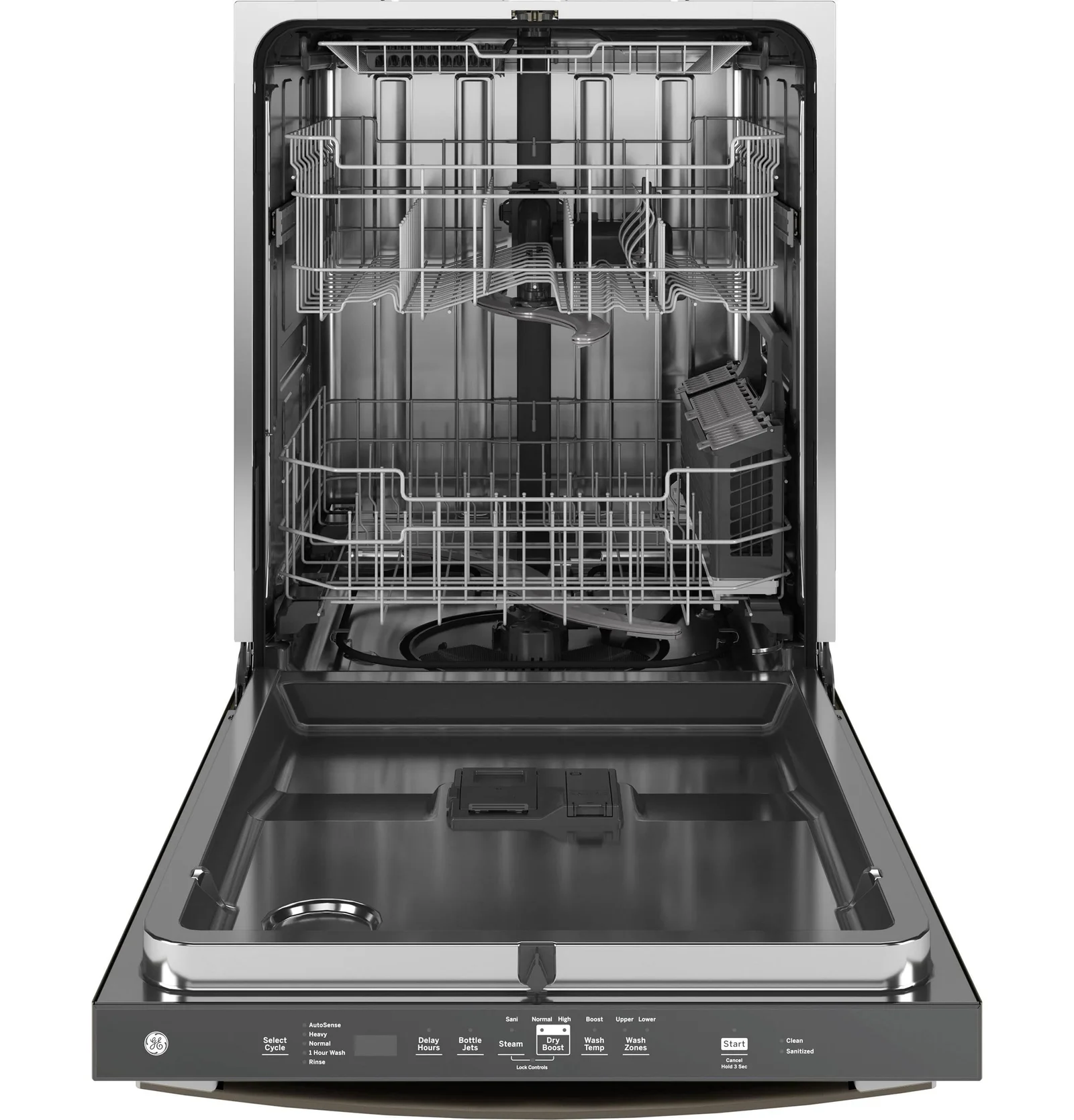 GE 24 in. Top Control Flush-Mount Dishwashers with 45 dBa Sound Level, 3rd-Rack & Dry Boost – Fingerprint Resistant Stainlesss - Image 5