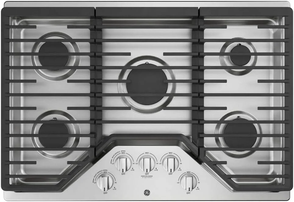 GE 30-Inch Built-In Gas Cooktops JGP5030SLSS - Image 2