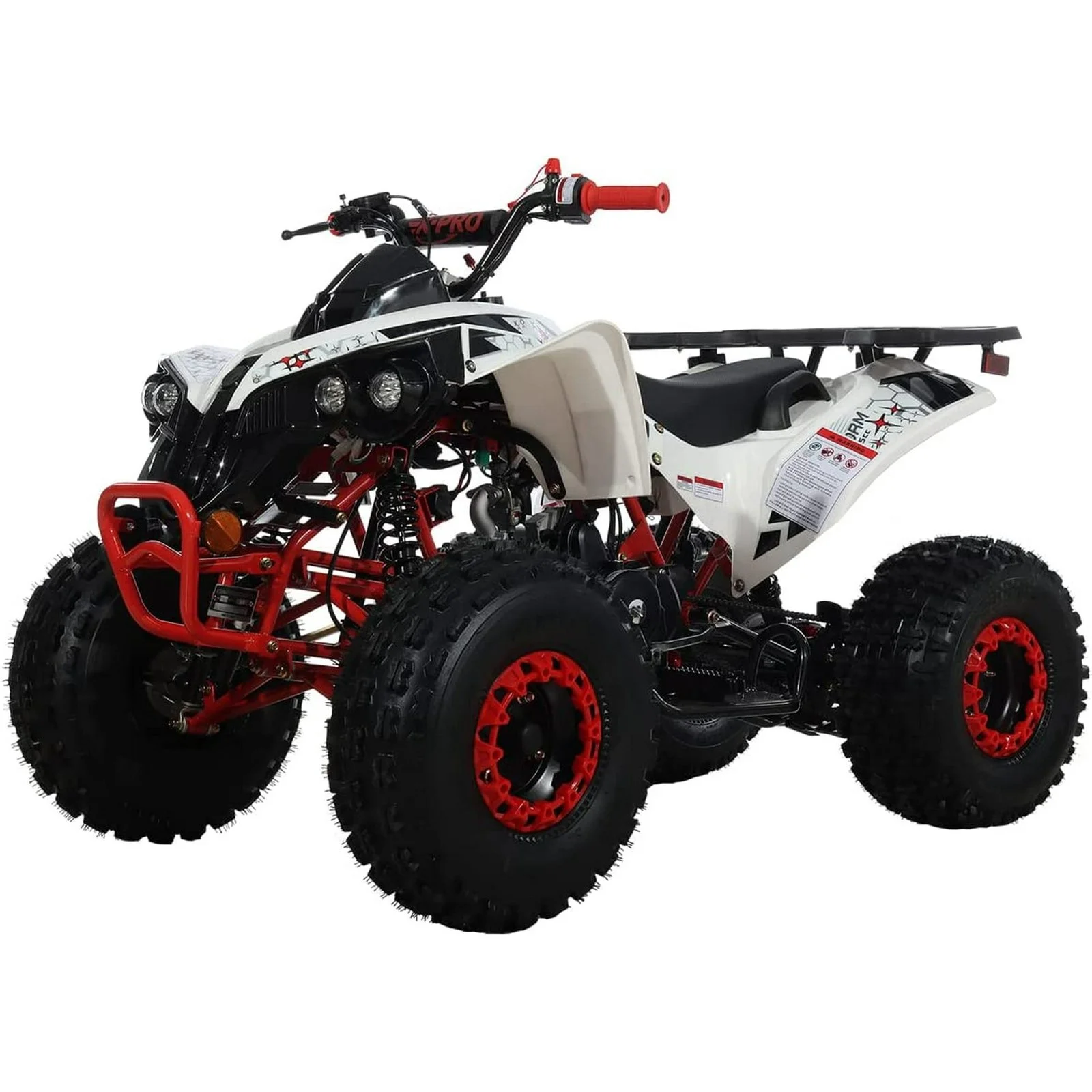 X-Pro 125cc ATV with Reverse Electriic Start Luggage Rack LED Headlight - Image 3