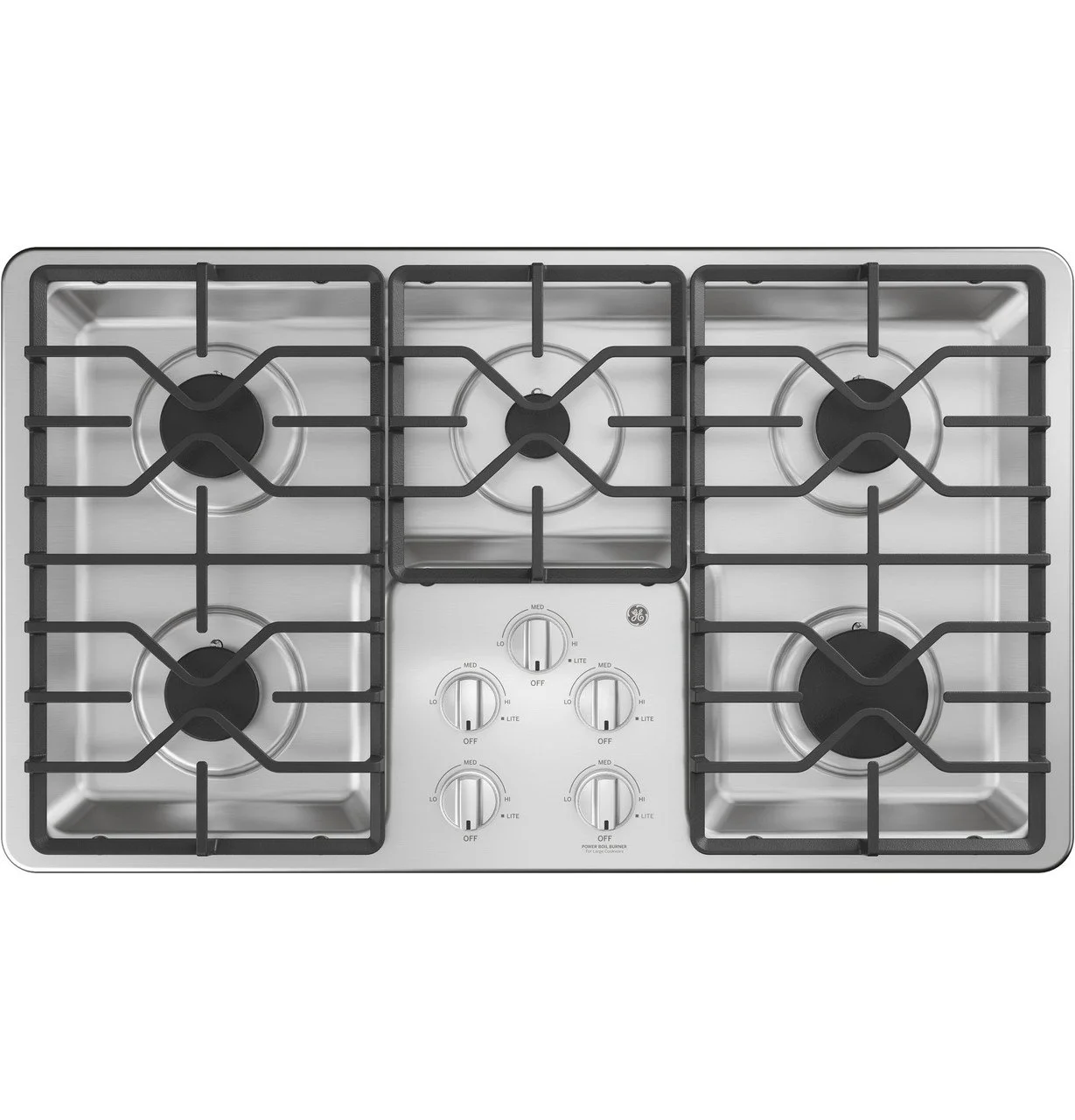 GE 36″ Built-In Gas Cooktops JGP3036SLSS - Image 2