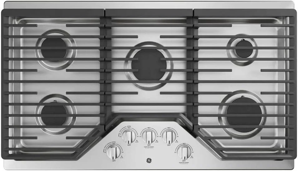 GE 36-Inch Built-in Gas Cooktops JGP5036SLSS