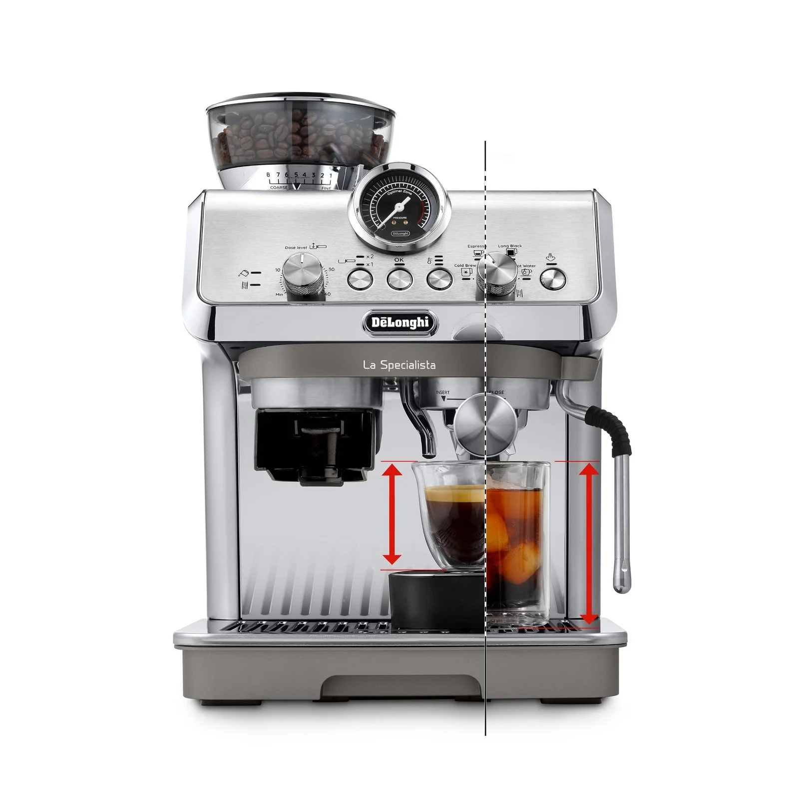 Breville Barista Express Espresso Machines BES870XL, Brushed Stainless Steel - Image 2