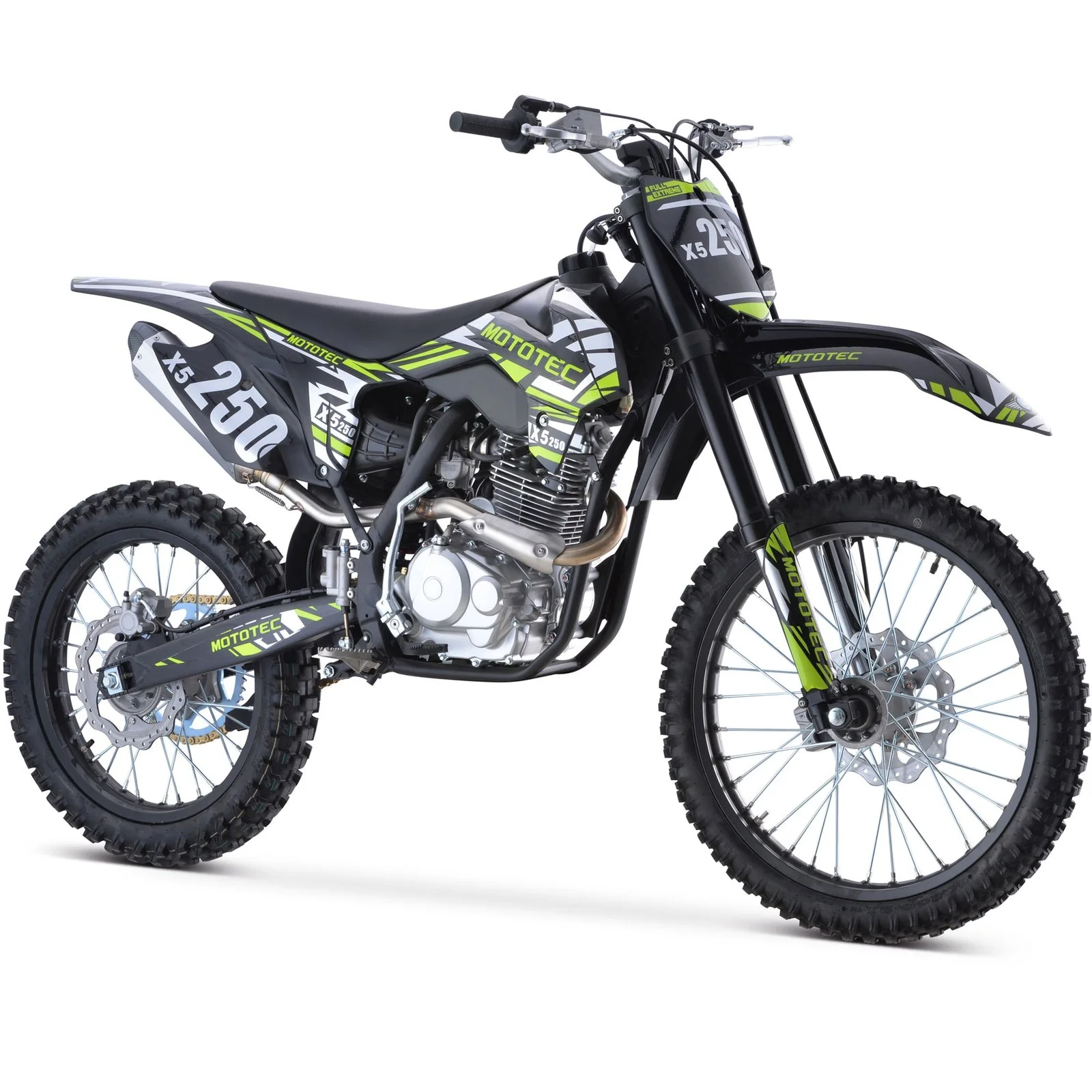 MotoTec X5 250cc 4-Stroke Gas Dirt Bikes