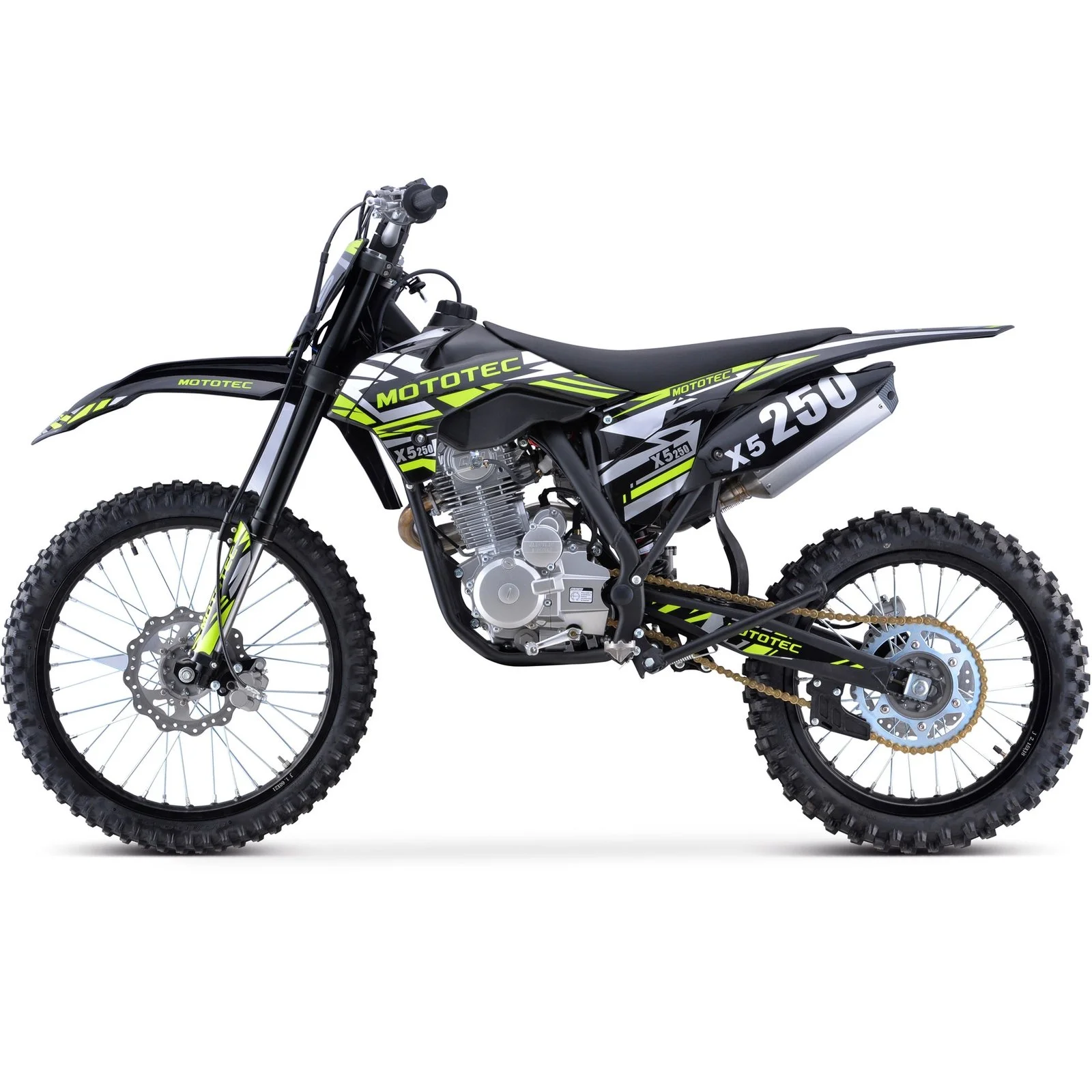 MotoTec X5 250cc 4-Stroke Gas Dirt Bikes - Image 3